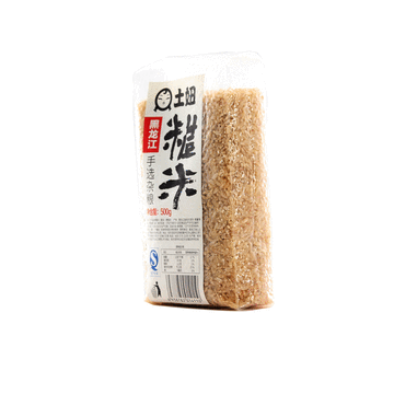 土妞黑龙江粳糙米东北农家粗粮新糙米发芽米粳米五谷杂粮玄米500g